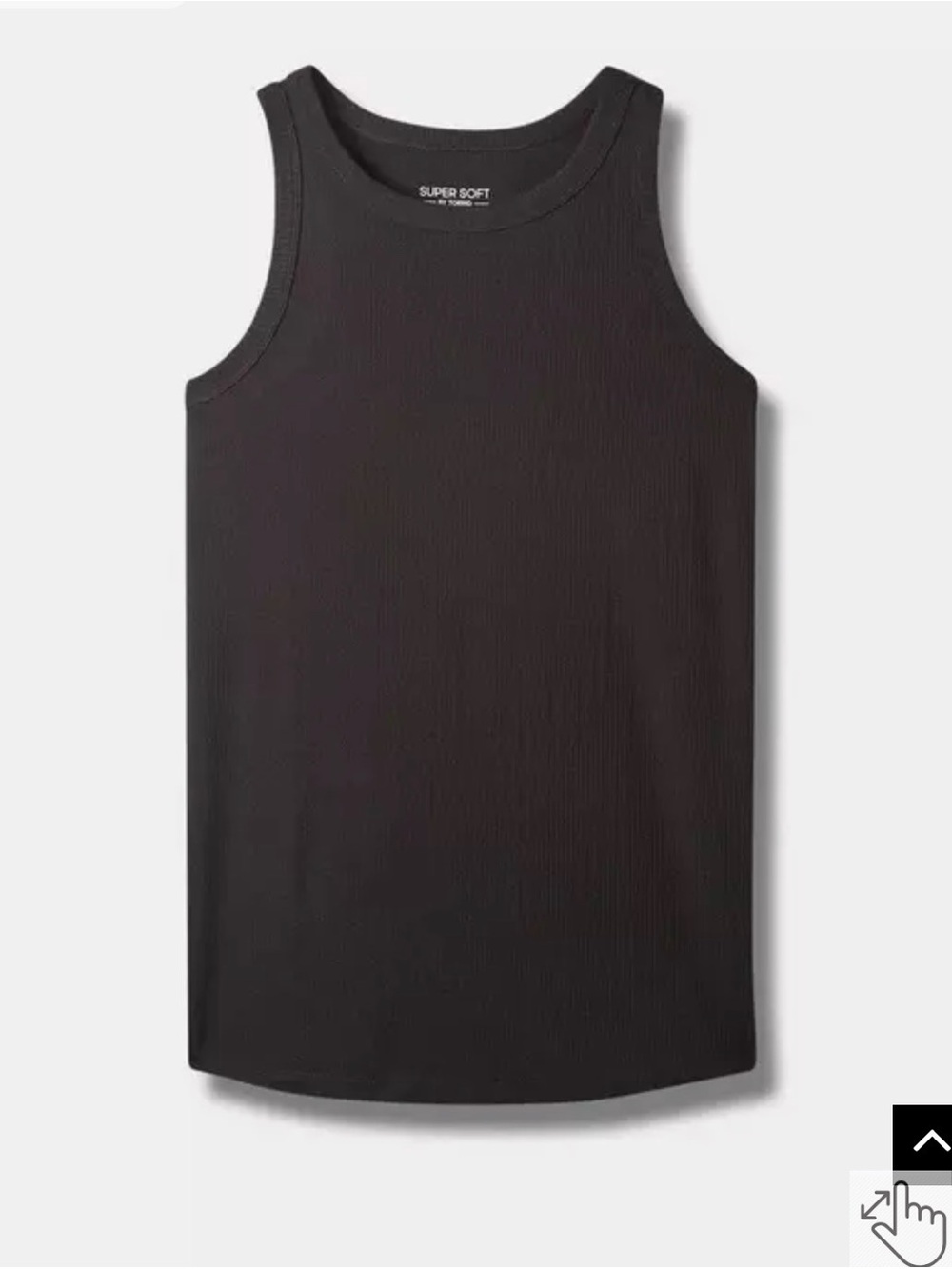 Torrid Super Soft Rib High Neck Tank Top
